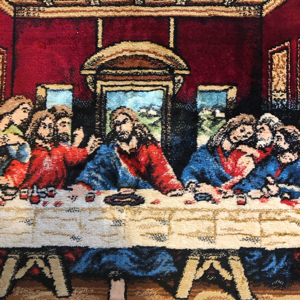 Last supper Leonardo Da Vinci tapestry VTG
